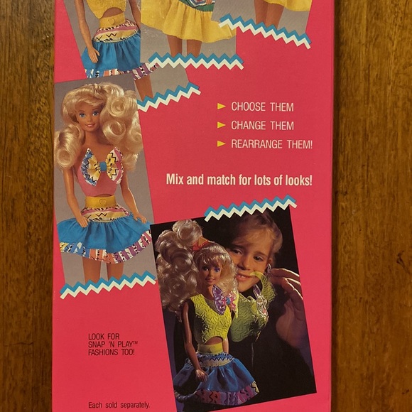 💖 Snap N’ Play Vintage Barbie ~ NRFB 💖 - Picture 10 of 11